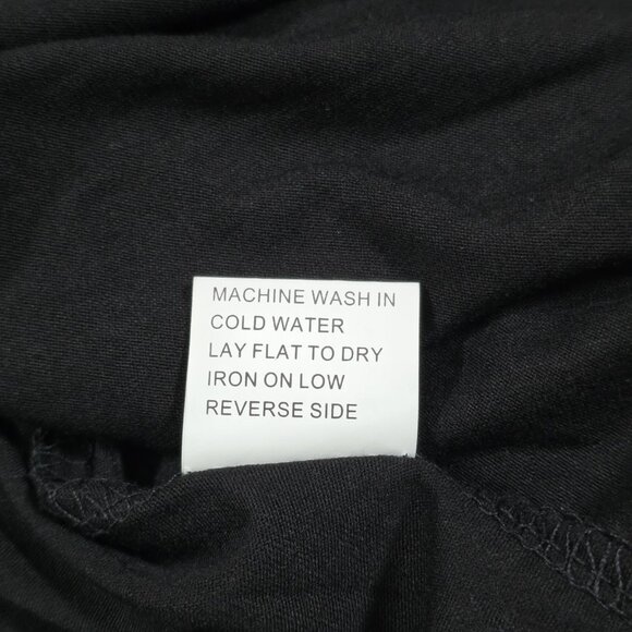 Papa Vancouver Tunic Womens L Black Floral Layered 3/4 Sheer Sleeves Lagenlook - Picture 11 of 16